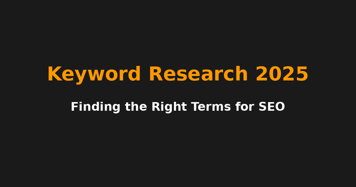 キーワード選定 2025｜最新戦略と成功のポイント